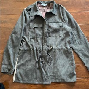 Utility Jacket - with Aztec print on back